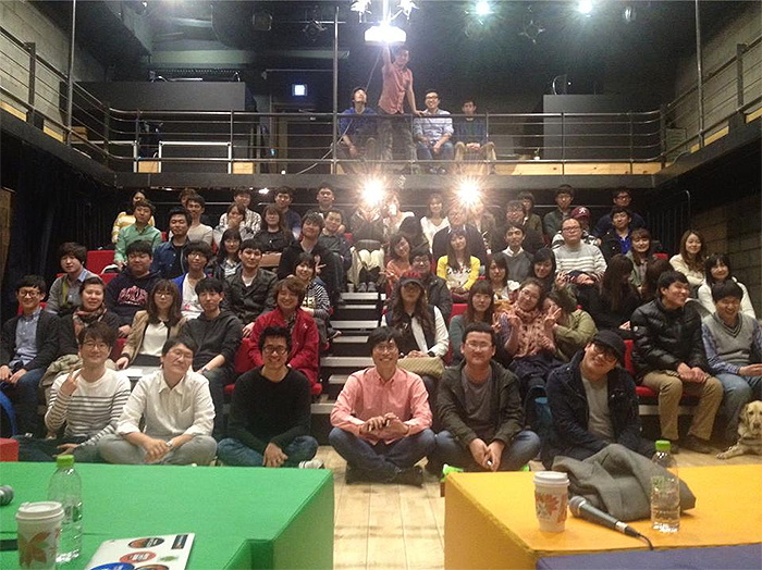 다와 참가자들과 마지막 단체사진)